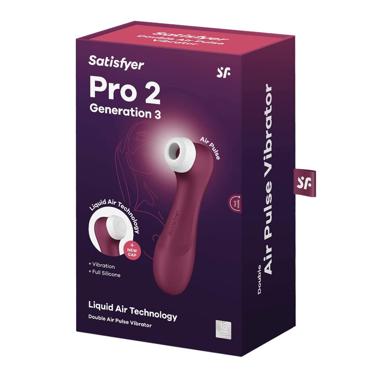 Clitoris szívó stimulátor Satisfyer Pro 2 Generation 3 Piros